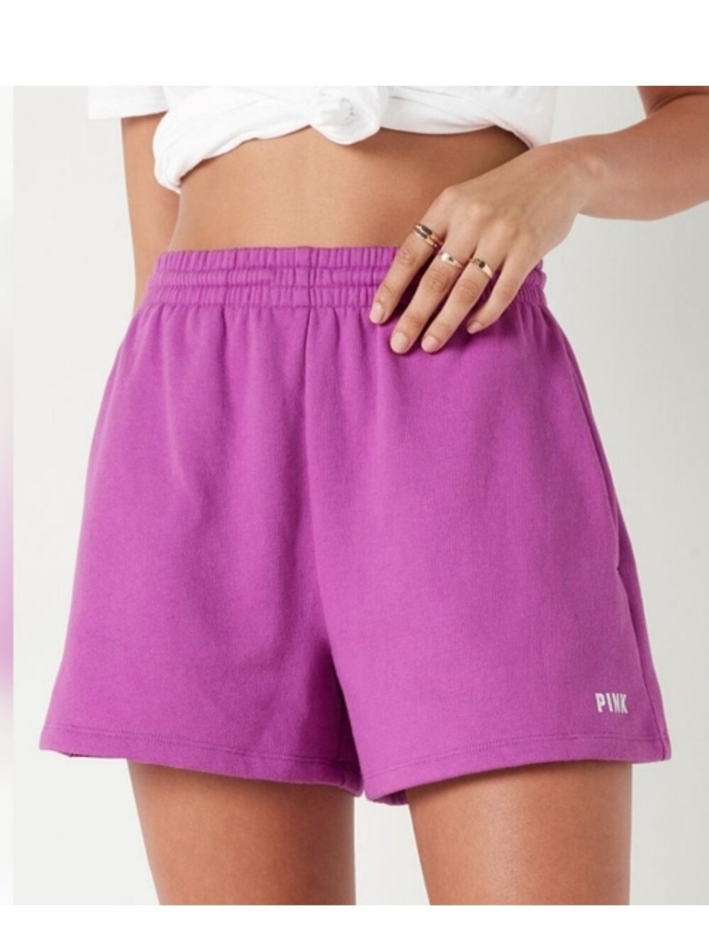 PINK Victoria's Secret Campus Sweat Shorts